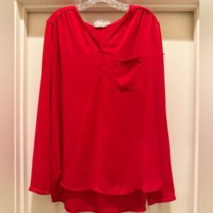 Pleione Red Blouse